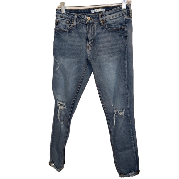 KanCan Distressed Skinny Jeans — W24in - Picture 1 of 7